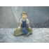 Boy with gourd no 4539, 12x10.5 cm, Factory first, RC