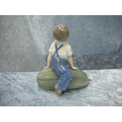 Boy with gourd no 4539, 12x10.5 cm, Factory first, RC