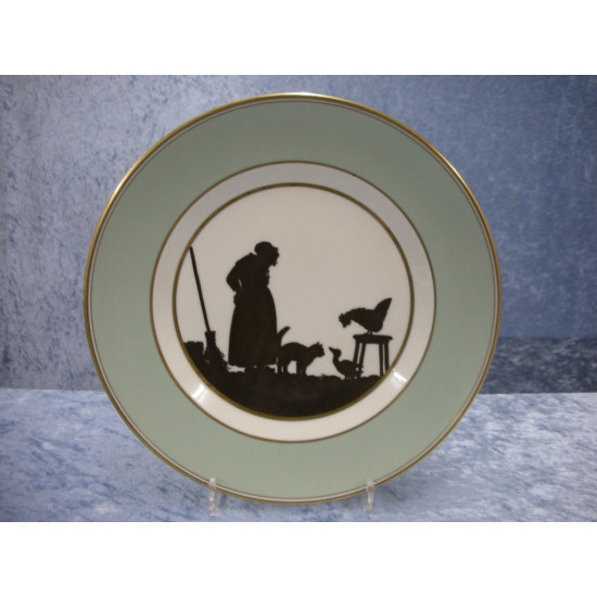 H. C. Andersen Silhuette plate no 3, 24.5 cm, Factory first, RC
