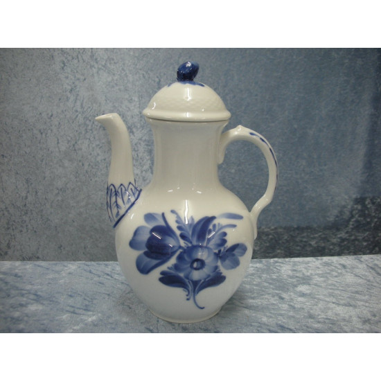 Blå Blomst flettet, Kaffekande stor nr 8189, 25 cm, 1 sortering, Kgl