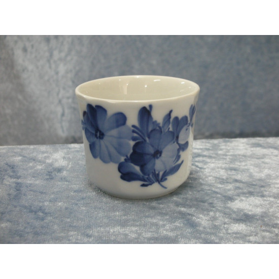 Blå Blomst Kantet, Cremekop uden hank nr 8566, 5.2x6.2 cm, 1 sortering, Kgl