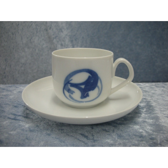 Blue Koppel, Coffee cup set no 305 + 072, 6x7 cm, B&G