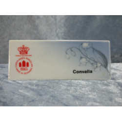 Convalla, Dealer sign, 3.7x9.6x2.5 cm, Bing & Grondahl