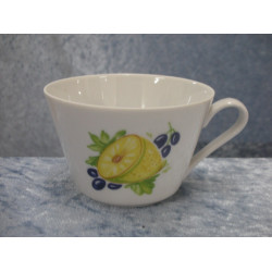 No 50 with Fruit and Vegetables, Tea cup, 6x9.5 cm, Lyngby