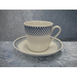 Rhombus china, Coffee cup set, 7x7.3 cm