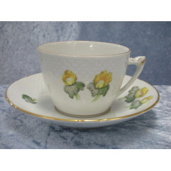 Winter aconite, Chocolate cup / large coffee cup set no 103 / 475, 6x8.8 cm, Factory first, B&G