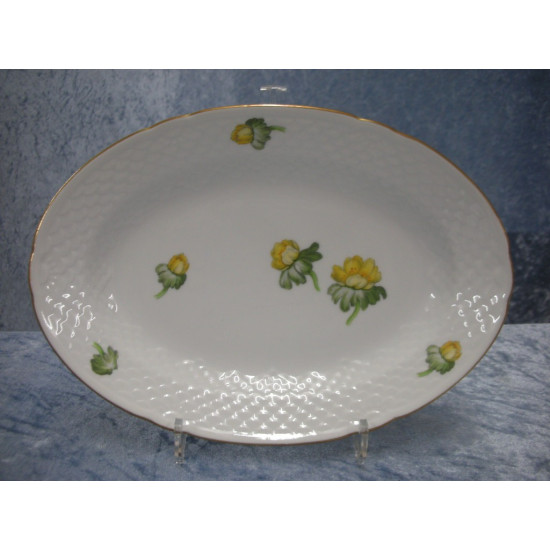 Winter aconite, Dish no 18 / 318, 25.5x17.5 cm, Factory first