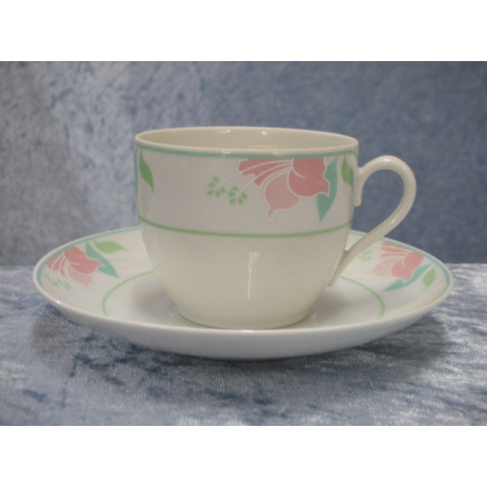 Fleur Rosa, Coffee cup set no 102 + 305, 6x7 cm, Factory first, B&G