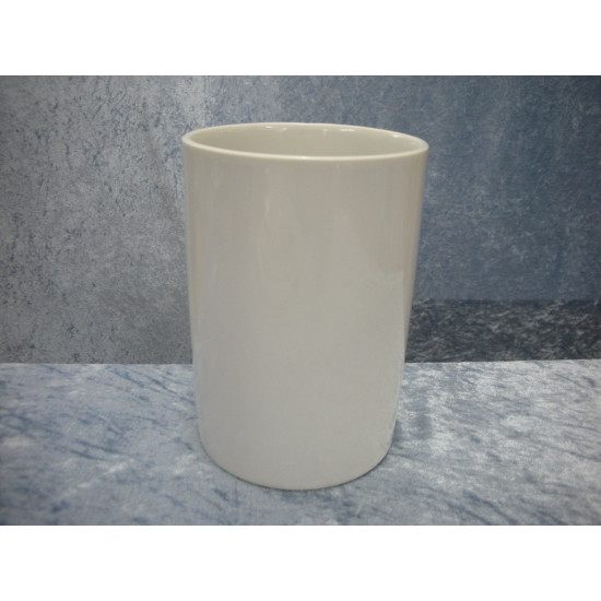 White form, Vase no 6025, 16.3x11.3 cm, Factory first, B&G
