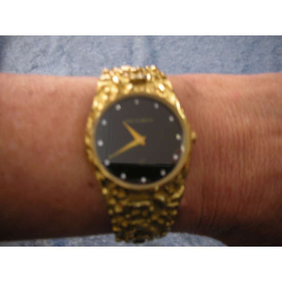 Povl Klarlund Wristwatch in gold-plated steel no. 150.010