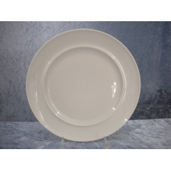White Koppel, Flat Dinner plate no 325, app. 25 cm, B&G