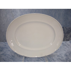 White Koppel, Dish no 318, 22.5x18.5 cm, Bing & Grondahl