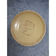 Kähler ceramic, Dish with Elephant, 10.5 cm