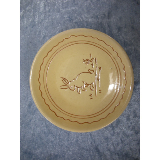 Kähler ceramic, Dish with Rabbit, 10.5 cm