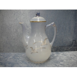 Seagull with gold, Coffee pot no 91a + 301, 24 cm, Factory first, B&G