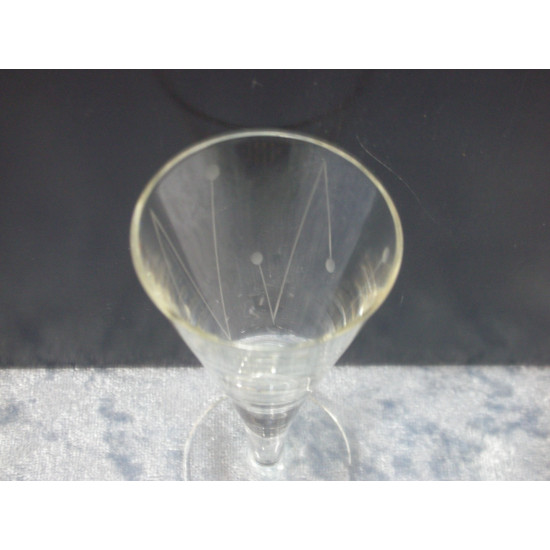 Clausholm glass, Port Wine / Liqueur, 12.8x5.8 cm, Holmegaard