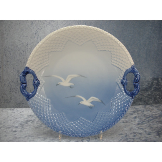 Seagull without gold, Dish with handles / ears no 101, 26.5x25 cm, B&G
