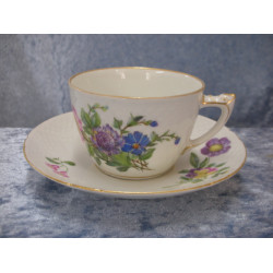 Saxon Flower Hand painted, Cup set, 6x8.8 cm, Factory first, B&G