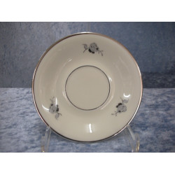 Sort Rose china, Saucer for coffee cup, 12.8 cm, Kpm