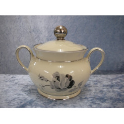 Black Rose china, Sugar bowl, 12x16 cm, Kpm