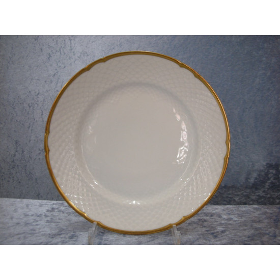 Aakjaer white, Plate flat no 26, 21.5 cm, Bing & Grondahl