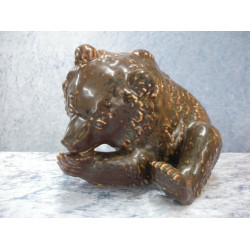 Bear stoneware No 7188, 14x19 cm, Factory first, Bing & Grondahl