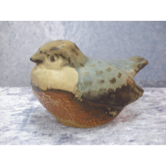 Bird stoneware no 7013, 12.5x8 cm, Factory first, Bing & Grondahl