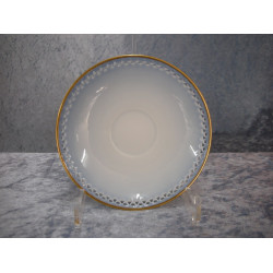 Denmark service, Saucer for Coffee cup no 305, 13.8 cm, Factory first, BG