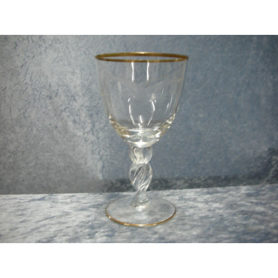 Seagull glass with gold, Red Wine, 13.2 cm, Lyngby-3