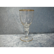 Seagull glass with gold, White Wine, 12.5 cm, Lyngby-3