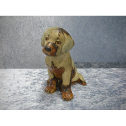 Sct. Bernhard puppy Stoneware No 1926 + 439, 12.5 cm, Factory first, BG