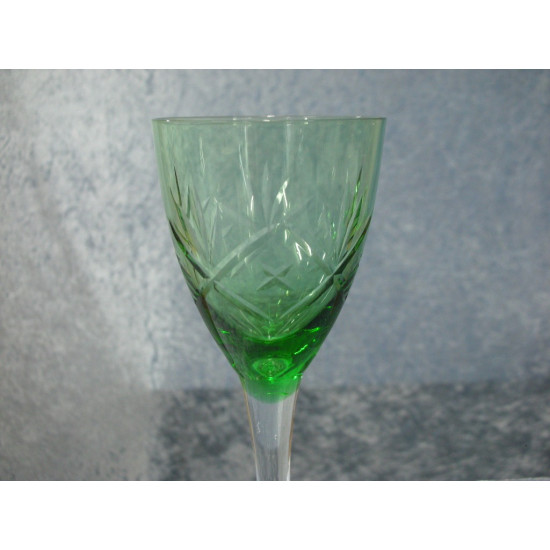 Ulla glass, White Wine green, 14.5x6 cm, Holmegaard