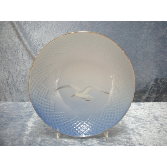 Seagull with gold, Sugar bowl no 44, 5.5x20.5 cm, B&G