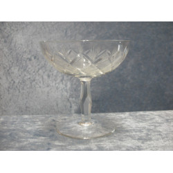 Wien Antik glas, Champagneskål, 10x10 cm, Lyngby
