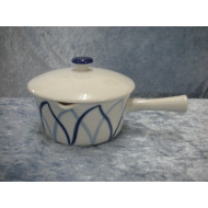 Harlequin / Blue Flame, Casserole with handle and spout, 7.5x15.5x10.5