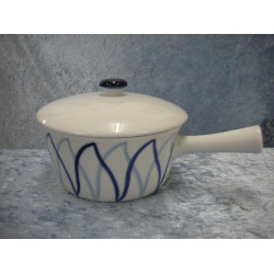 Harlequin / Blue Flame, Casserole with handle, 10.5x22.5x15.5 cm