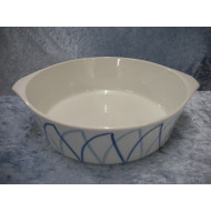 Harlequin / Blue Flame, Bowl with handle, 6x24x21 cm, Lyngby