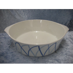 Harlequin / Blue Flame, Bowl with handle, 6x24x21 cm, Lyngby